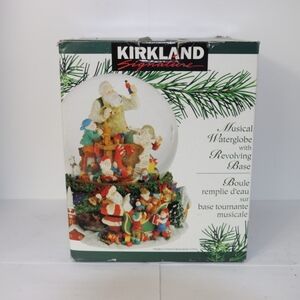 Kirkland Signature Musical Santa Water Globe